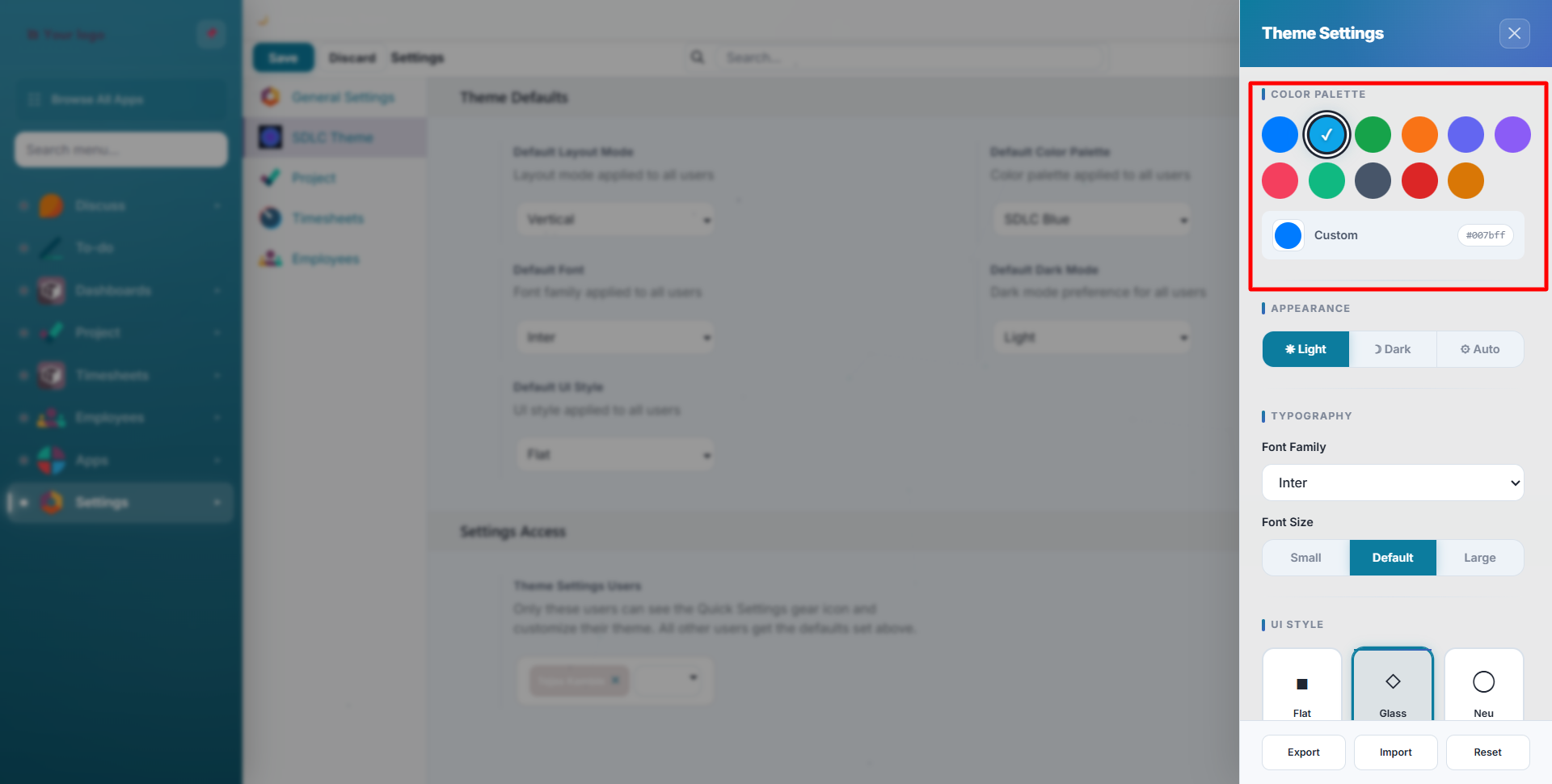 Color Palette Selection