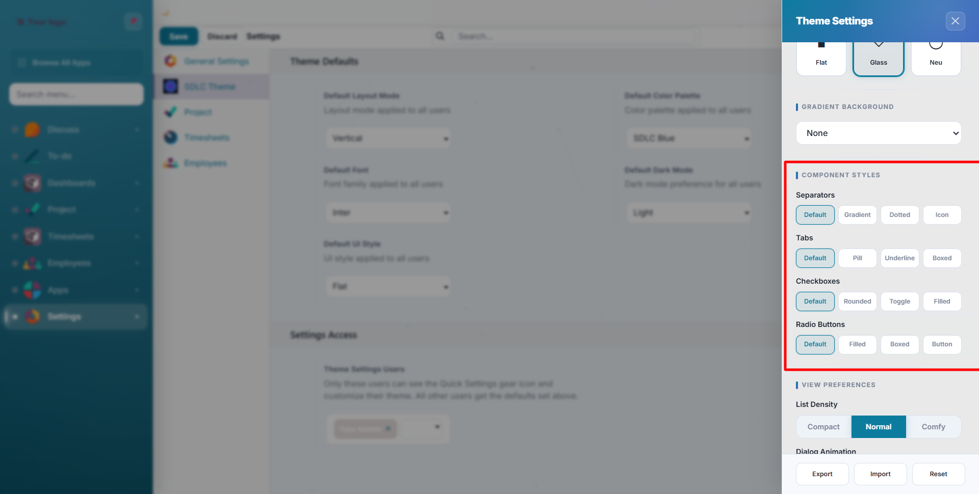 Component Styles