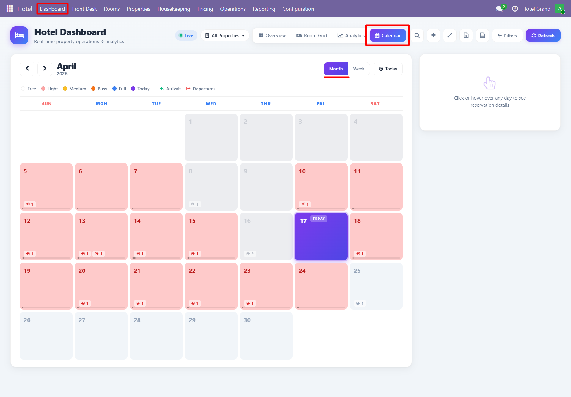 Calendar Month