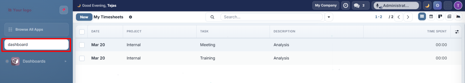 Sidebar Search