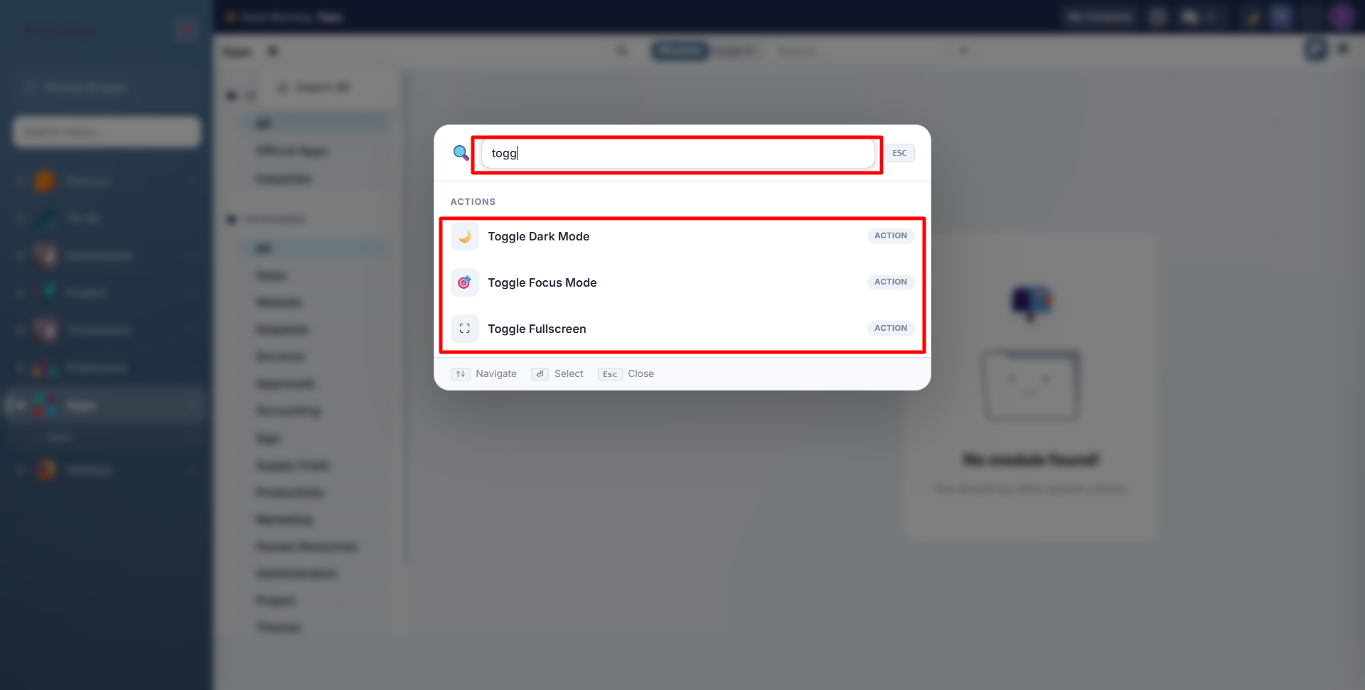 Global Search - Results