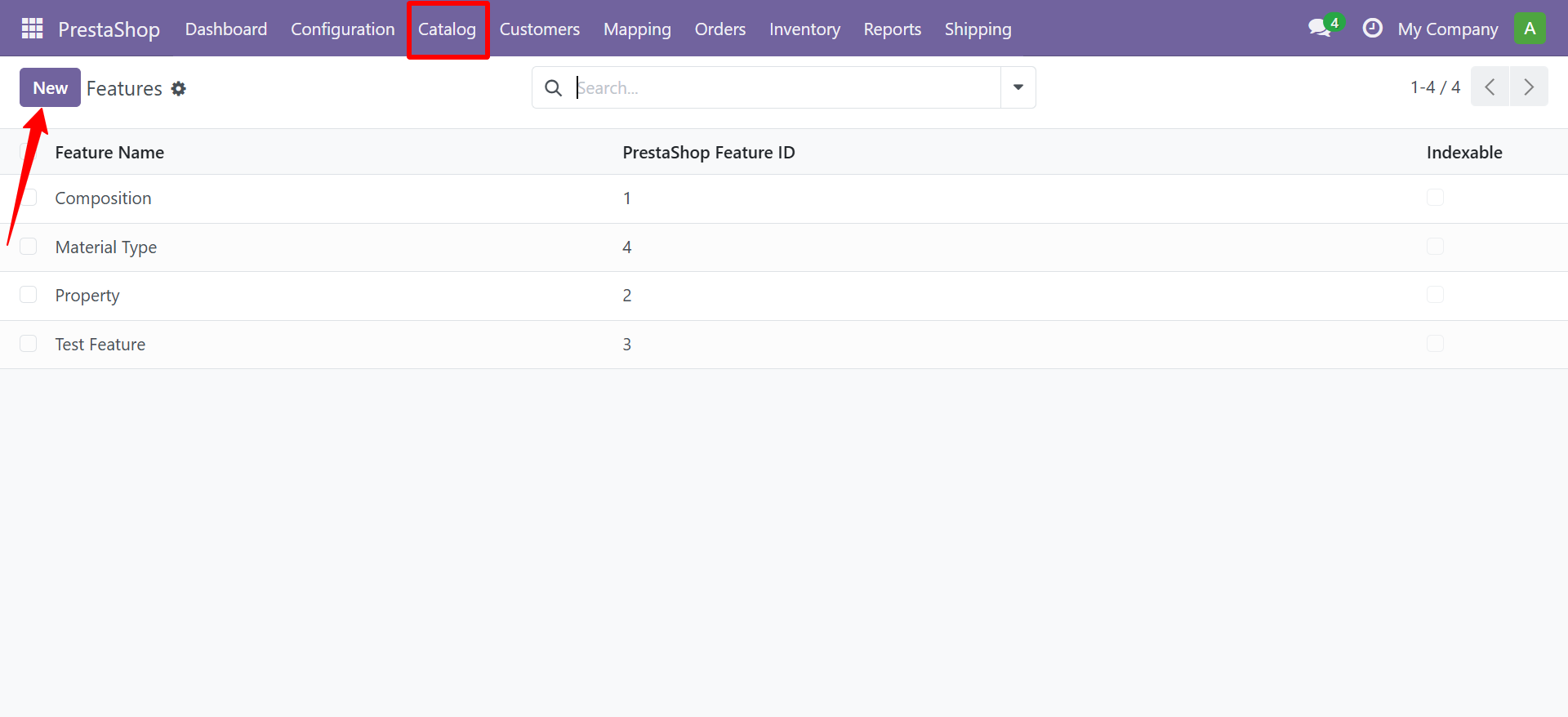 Features List