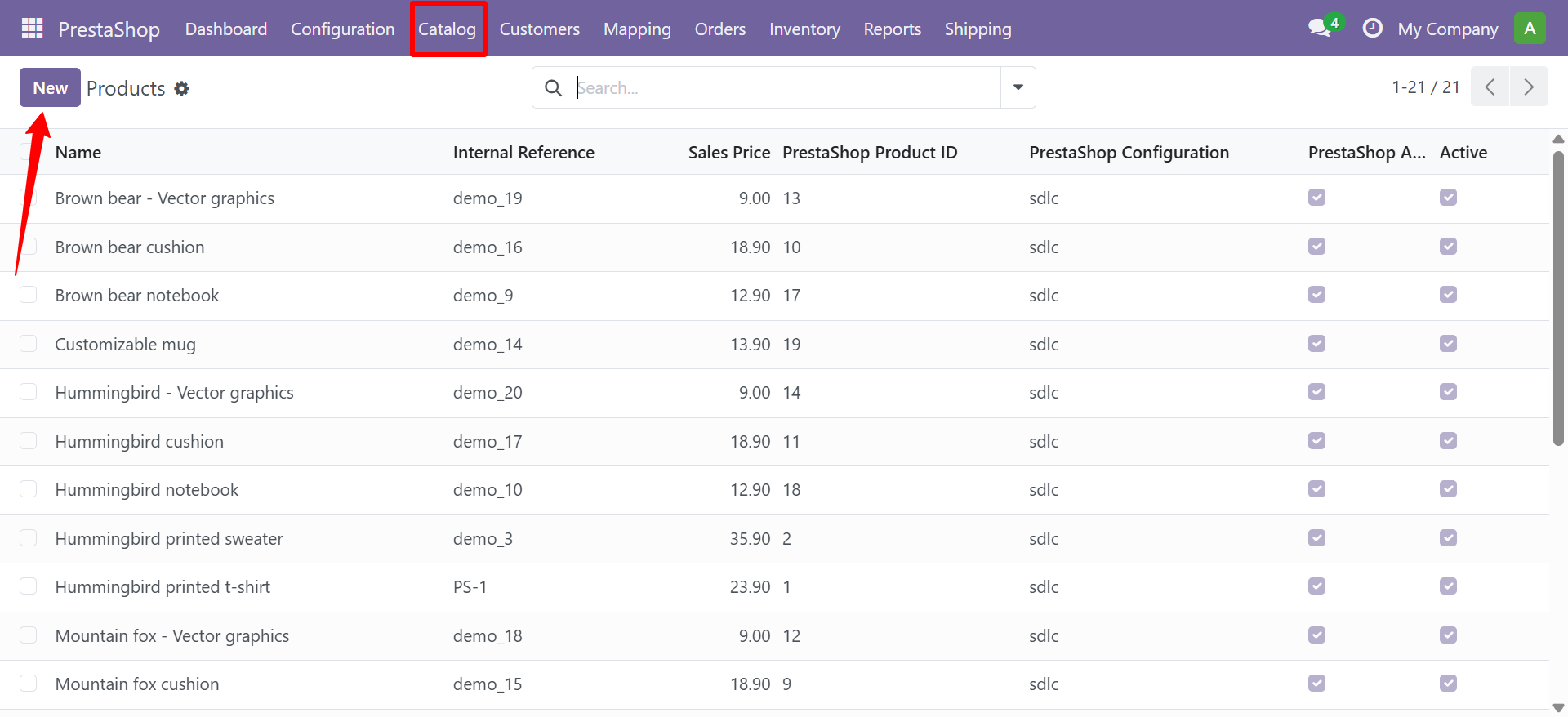 Product List