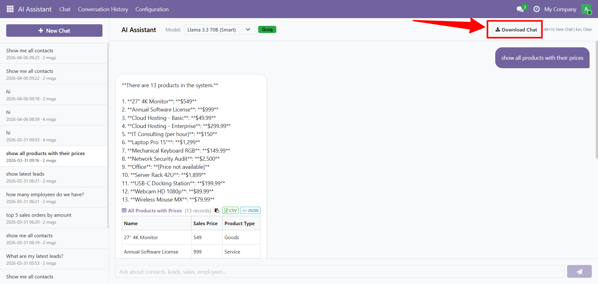 Download Chat