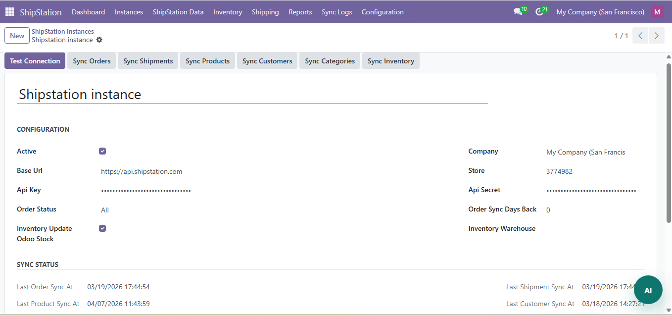 Instance Form