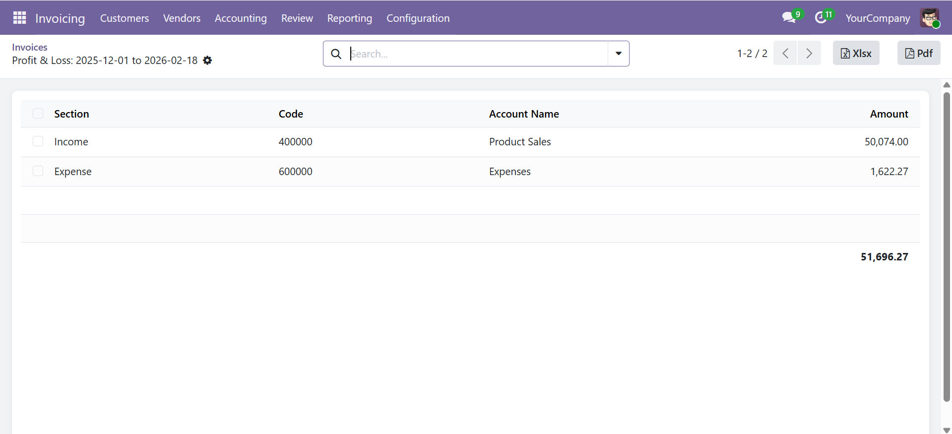 Balance Sheet Wizard